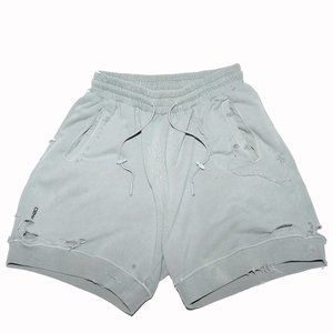 C2H4 Distressed Sweat Shorts